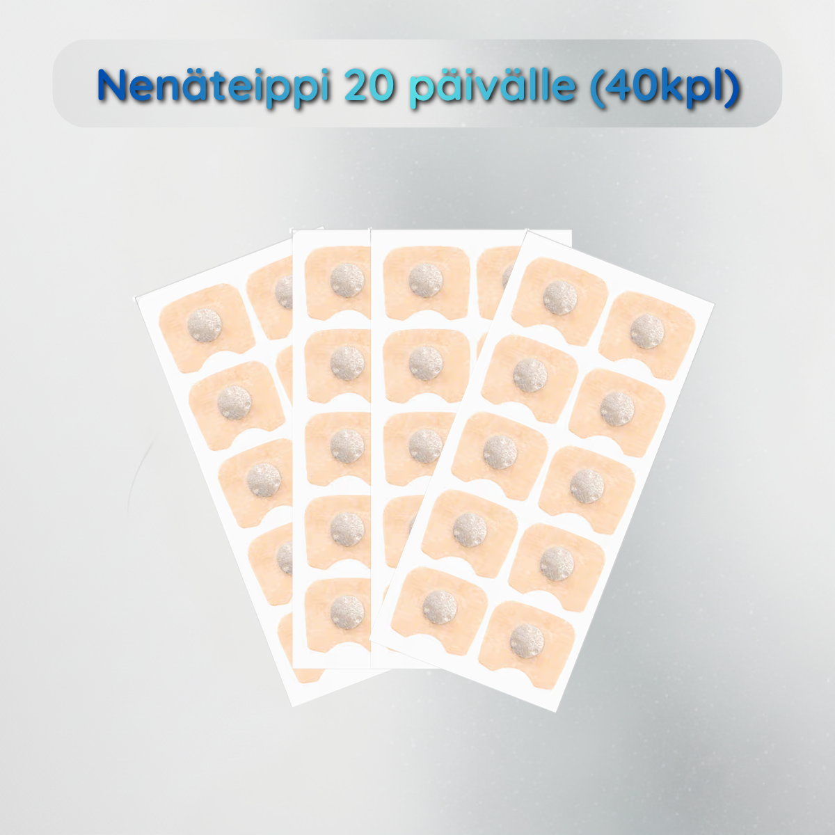 Nektar™ Huff Travel nenäteipit 20 päivälle