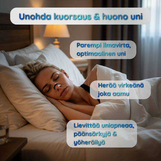 Nektar™ Huff Travel Magneettiset nenänauhat