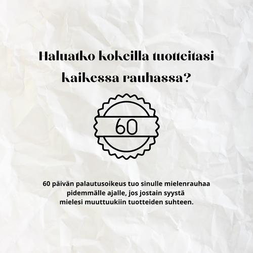60 päivän palautusoikeus