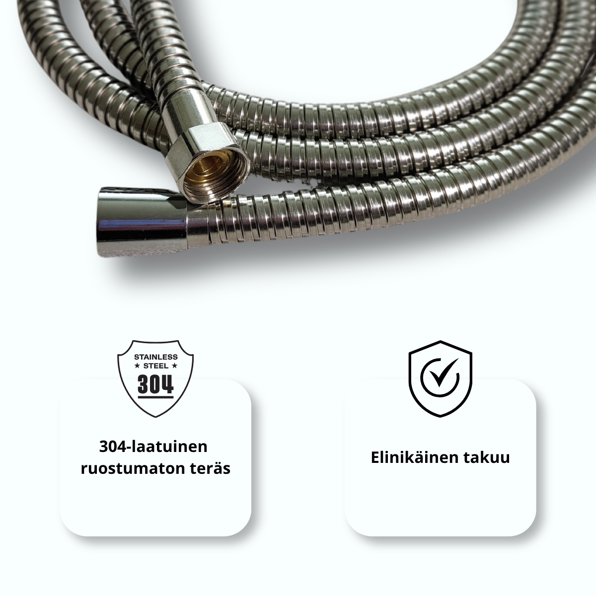 Nektar™ Stahlduschschlauch 2m
