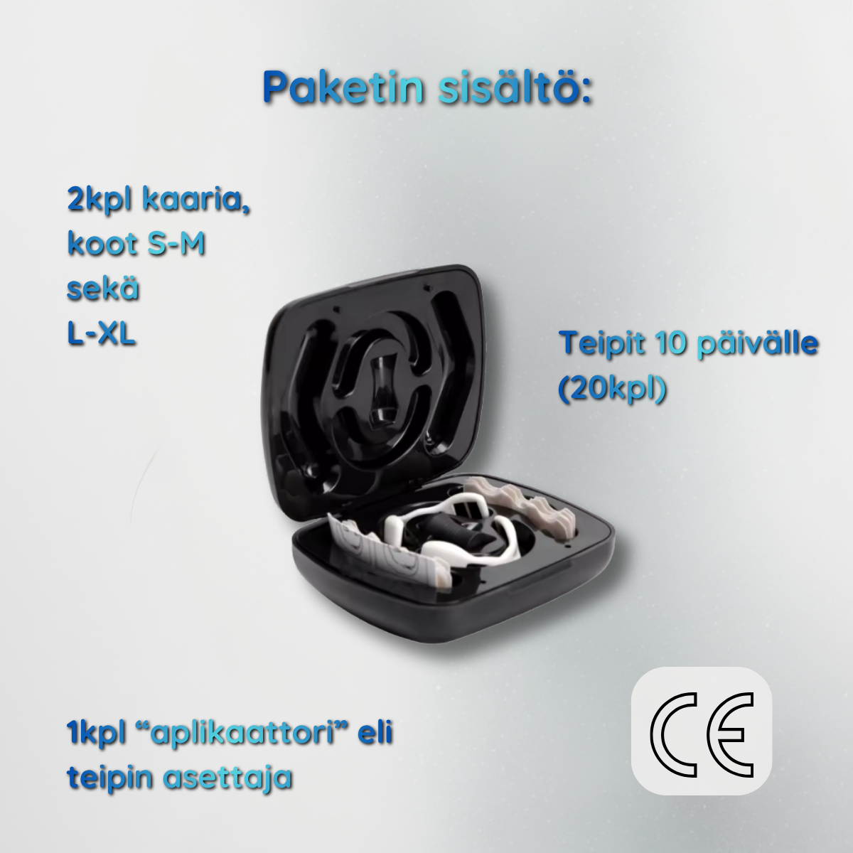 Nektar™ Huff Travel Magneettiset nenänauhat