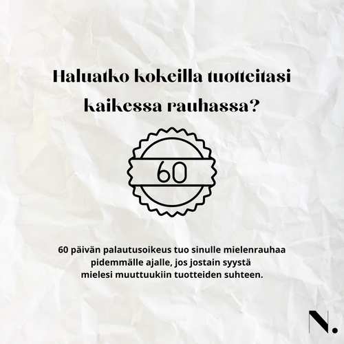 60 päivän palautusoikeus